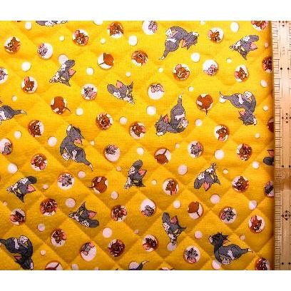 ｑ キャラクター キルティング 生地 トムとジェリー オレンジ イエロー 柄番号８ 21 キルト 生地幅 約103cm 表地 シーチング Gq 3642 1a Kq 5210 手芸のピロル ヤフーshop 通販 Yahoo ショッピング