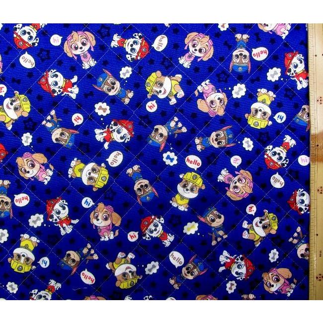 ｑ キャラクター キルティング 生地 パウパトロール パウパト 紺系 ４ 22 キルト 生地幅 約106cm 表地 オックス 綿100 Gq 4611 1a Kq 5400 手芸のピロル ヤフーshop 通販 Yahoo ショッピング