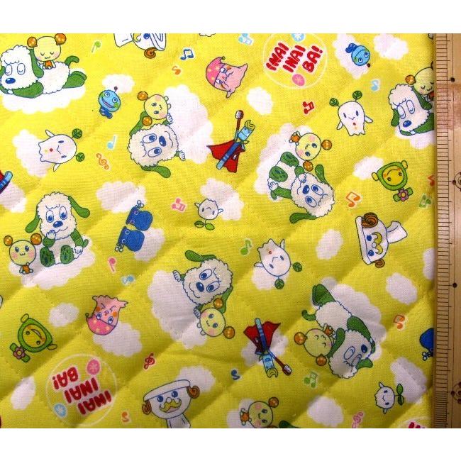 85円 激安大特価 ｑ キャラクター キルティング 生地 ディズニー Ufufy ウフフィ カラフル 柄番号１０９