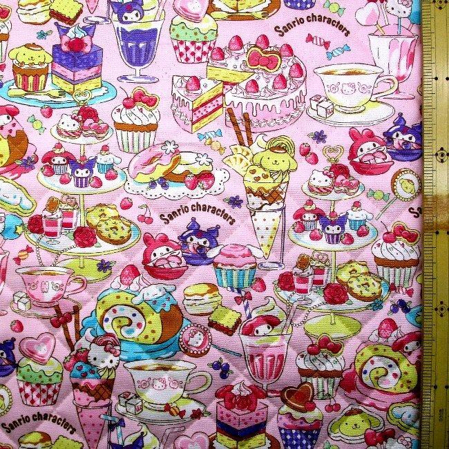 ◇＜Q キャラクター キルティング 生地 キルト ＞ サンリオ