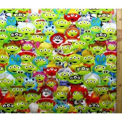 ｑ キャラクター キルティング 生地 トイストーリー エイリアン カラフル 柄番号４０ ディズニー 21 クラフトシリーズ 生地幅 約106cm Grq 1094 1a Kq 4995 手芸のピロル ヤフーshop 通販 Yahoo ショッピング