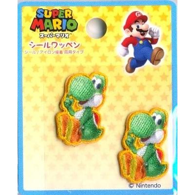 ◇ キャラクター シール ワッペン スーパー マリオ （ ヨッシー