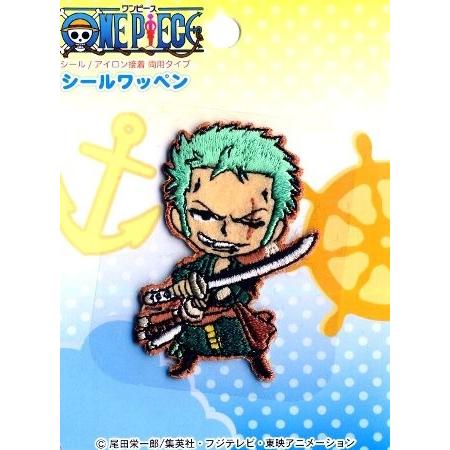 キャラクター 刺しゅう ワッペン ワンピース ゾロ Pes 052 手芸のピロル ヤフーshop 通販 Yahoo ショッピング