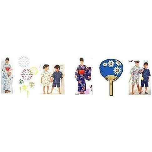 紺白　本染め　リップル　サッカー生地　浴衣　反物 ◇ リップル生地 （ サッカー生地 ) 朝顔 花紺系 生地幅−約108cm（ 綿
