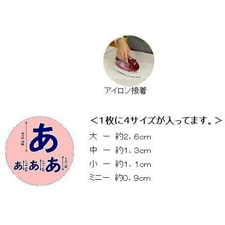 フロッキーネーム 紺 お名前ひらがな ワッペン やゆよ アップリケ アイロン R 手芸のピロル ヤフーshop 通販 Yahoo ショッピング