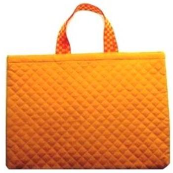 ◇ ＜現品限り＞手作り レッスンバッグ カラー無地（ 持ち手市松模様