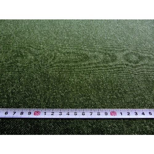 生地 カラー デニム調 オックス 無地 （ モスグリーン ） 綿100％ 生地