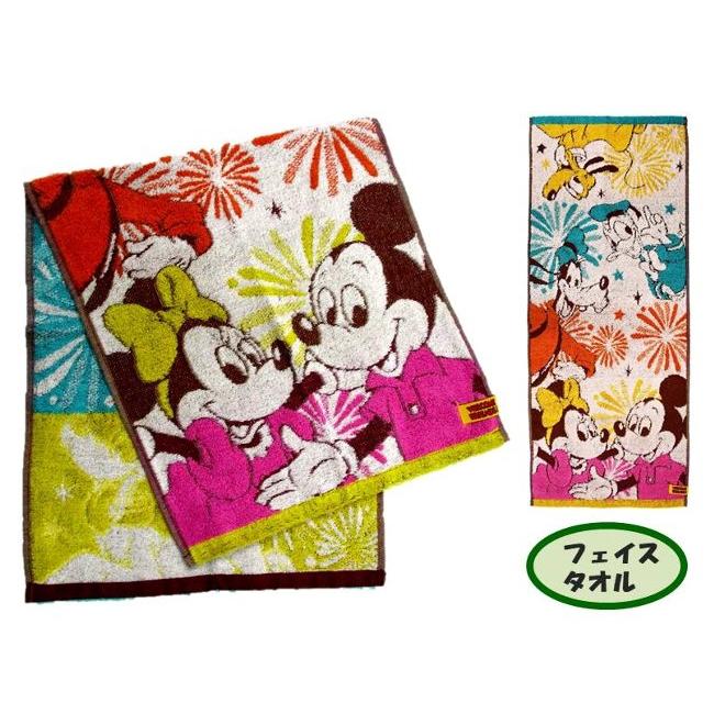 ◇ キャラクター フェイスタオル ミッキー＆フレンズ （ ウェルカム