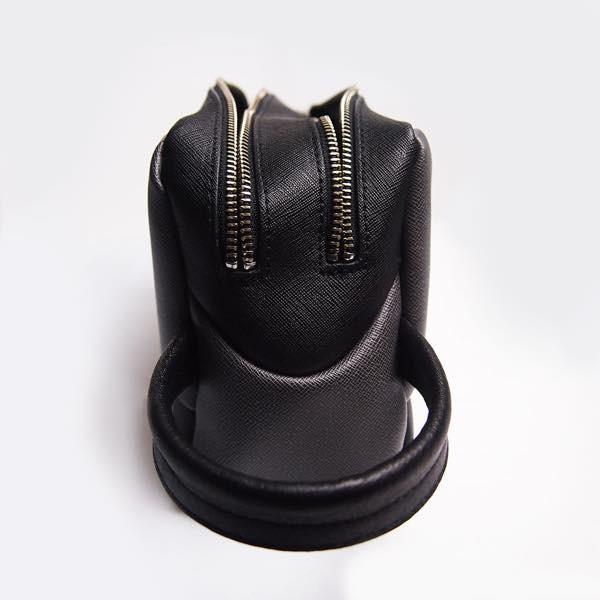 PIOMBO ピオンボ スプリットレザーセカンドバッグ　ダブルファスナー　メンズバッグ　 メンズポーチ　バッグインバッグ | PIOMBO | 13