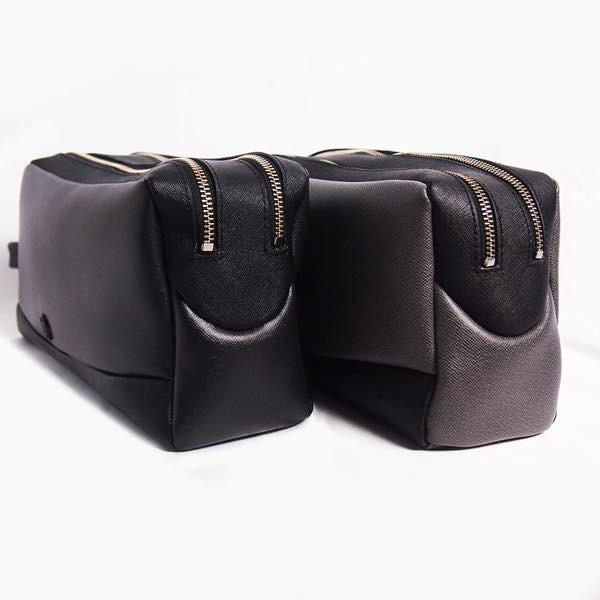 PIOMBO ピオンボ スプリットレザーセカンドバッグ　ダブルファスナー　メンズバッグ　 メンズポーチ　バッグインバッグ | PIOMBO | 08