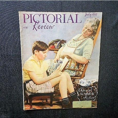 1935年 Pictorial Review■Nickolas Muray/John Holmgren/George Hughes■アメリカ女性 ヴィンテージ雑誌 文学/ファッション/料理｜pistolbooks