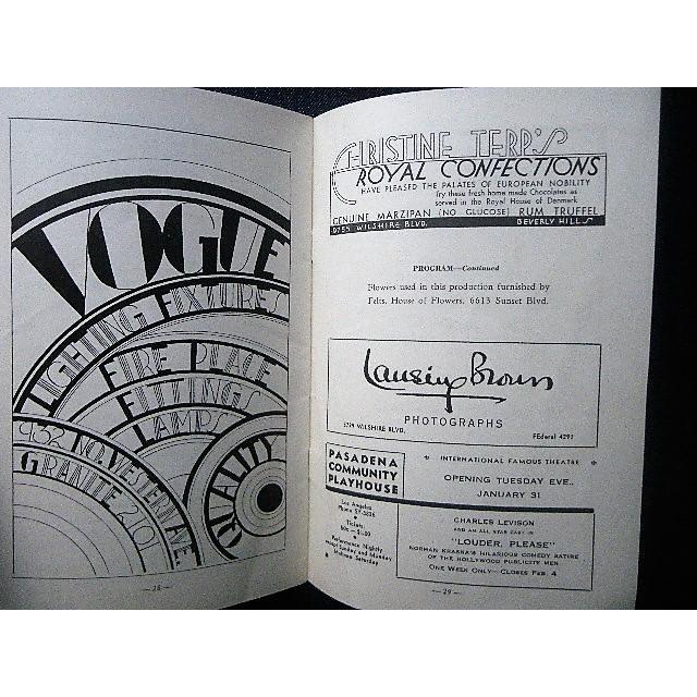 1933年 アールデコ イラスト 洋書 The Playgoer The Magazine In The Theatre ハリウッド シアター マガジン エル キャピタン劇場 1227a10 ピストルブックス Pistolbooks 通販 Yahoo ショッピング