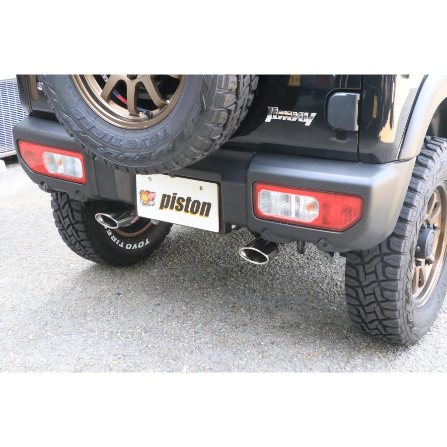 Justin【新品未使用】シャンハイタン　マフラー 5ZIGEN ジムニー/シエラ/ノマド全車適合 PISTON WORKS