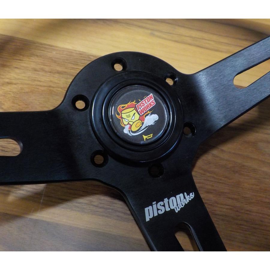 JURAN PISTONWORKSステアリング ディンプルレザー 35Φ 65mm