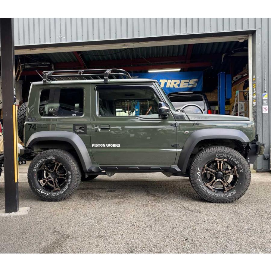 JB74Wジムニーシエラ用 1インチリフトアップサス「PISTON JB74Wジムニーシエラ用 1インチリフトアップサス「PISTON