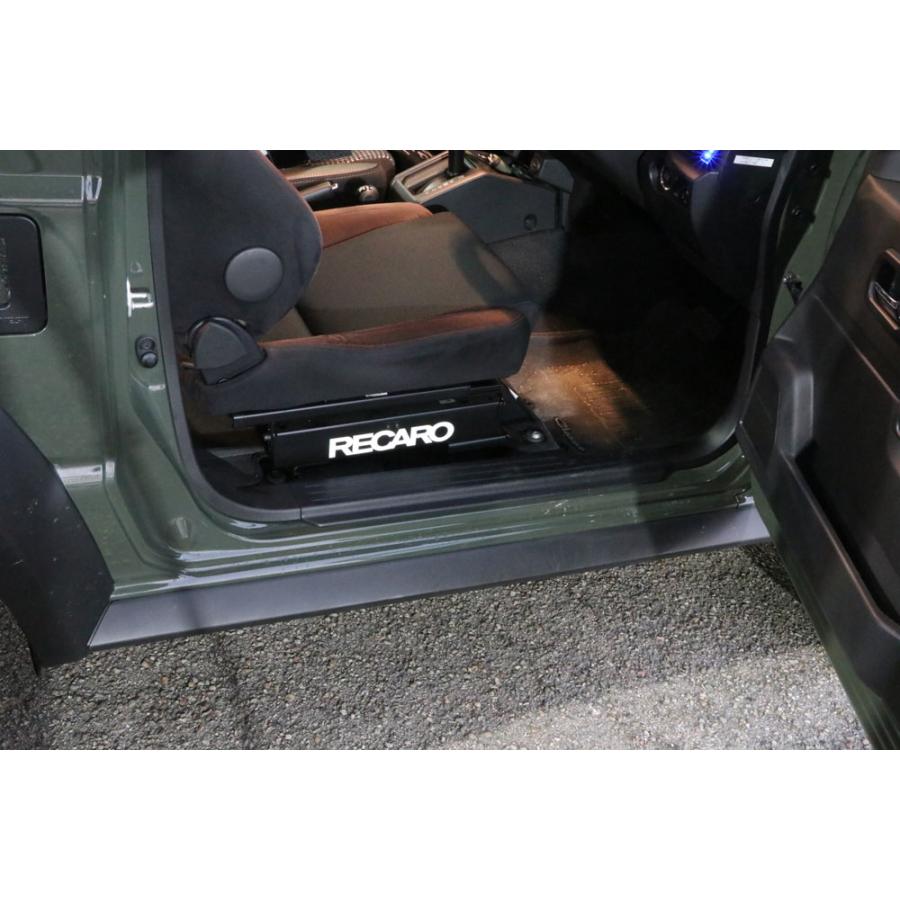 ジムニーシエラJB74W専用薄型サイドシルガーニッシュ 「PISTONスリム