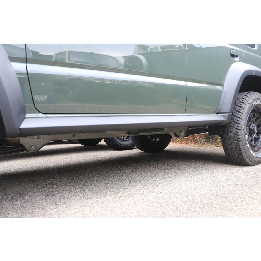 乗降時ストレス軽減 ジムニーノマドJC74W専用薄型サイドシル