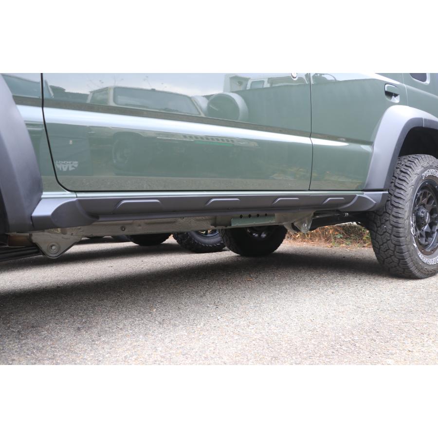 乗降時ストレス軽減 ジムニーノマドJC74W専用薄型サイドシル