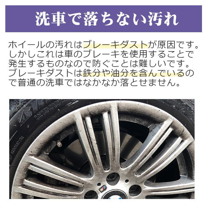 ホイール クリーナー 500ml ブレーキダスト除去 スプレー 車 洗車 アルミホイール ホイール汚れ 鉄粉除去 タイヤ 鉄粉落とし ホイル 欧州車 アルミホイル｜pit-life｜04