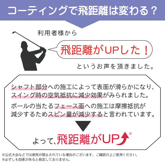 ゴルフ コーティング メンテナンス用品 お手入れ 艶プラス GOLF SHIELD 30ml ゴルフクラブ クリーナー コーティング剤 防汚 光沢 親水 艶 グッズ ティー｜pit-life｜13