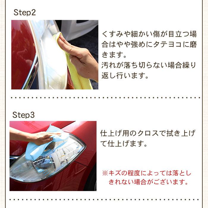 車 洗車 2点セット コーティング ヘッドライトクリーナー ヘッドライト 汚れ サイドバイザー くもり くすみ取り コート 黄ばみ 超撥水
