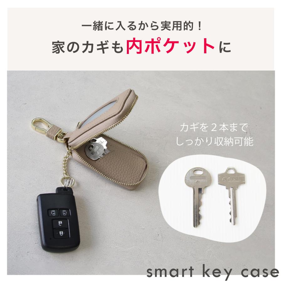 名入れ スマートキーケース 本革 窓付き メンズ レディース ギフトボックス付き プレゼント | Pit-Life | 12