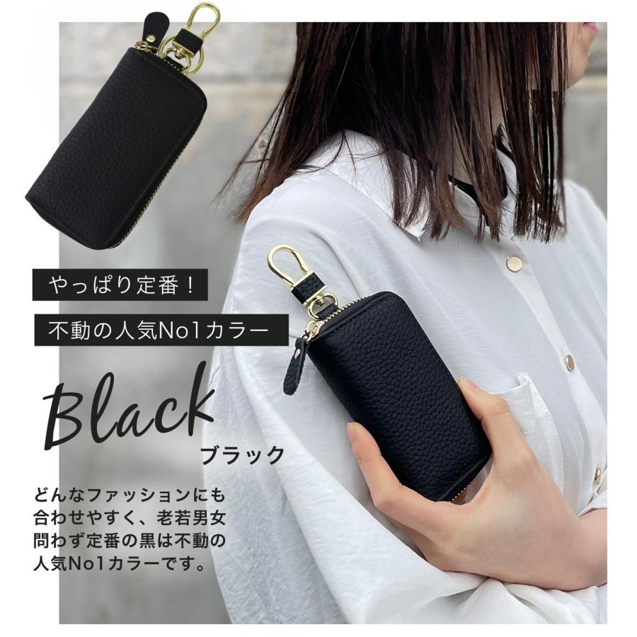 名入れ無料 本革 スマートキーケース 車 免許証 カード 一体型 キーケース メンズ レディース スマートキー 2個 多機能 コンパクト ギフト キーフック 財布不要 | Pit-Life | 17