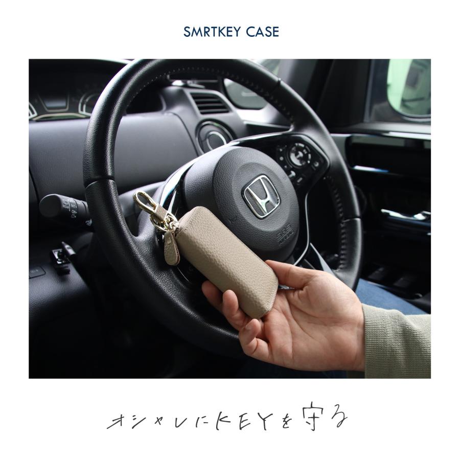 名入れ無料 本革 スマートキーケース 車 免許証 カード 一体型 キーケース メンズ レディース スマートキー 2個 多機能 コンパクト ギフト キーフック 財布不要 | Pit-Life | 10