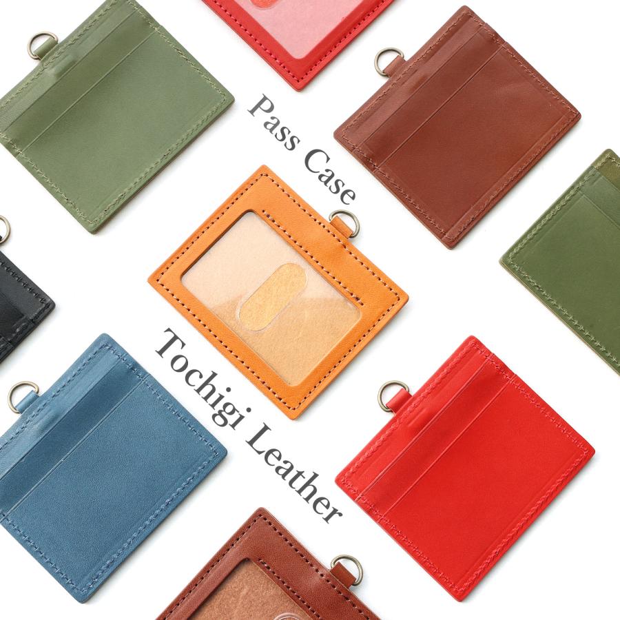 EXILE TAKAHIRO カードケース パスケース パスケース カードケース 栃木レザー 本革 クリア窓 2ポケット 横 6色