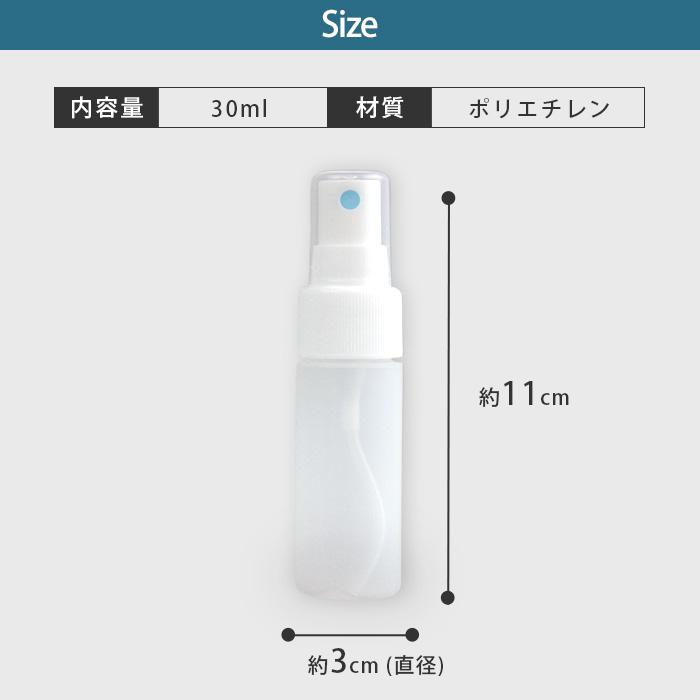 未使用スプレーミニボトル（大量） スプレーボトル 6本セット 30ml プラスチック PETG素材 極細ミスト