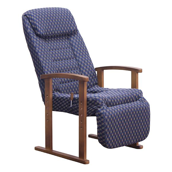 高座椅子 座椅子 座いす 座イス おしゃれ 7段階 リクライニング チェア パーソナルチェア ハイバック ファブリック 高さ調節 レッグレスト付き | ブランド登録なし | 04