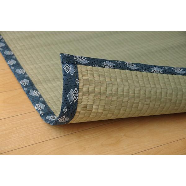 い草 上敷き 3畳 ラグ カーペット おしゃれ 日本製 ござ 国産 いぐさ 双目織 撥水 九州産 敷き ゴザ 和 江戸間 3畳 約176×261cm | ブランド登録なし | 17