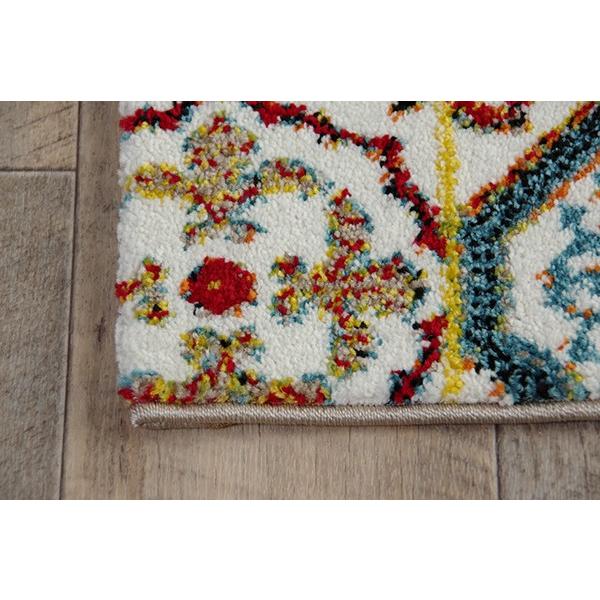 玄関マット おしゃれ 屋内 大きめ 70&times;120 玄関 マット 北欧 室内 トルコ製 ウィルトン織 高級感 大判 イズニック調 抗菌 防臭 消臭 アクセントマット