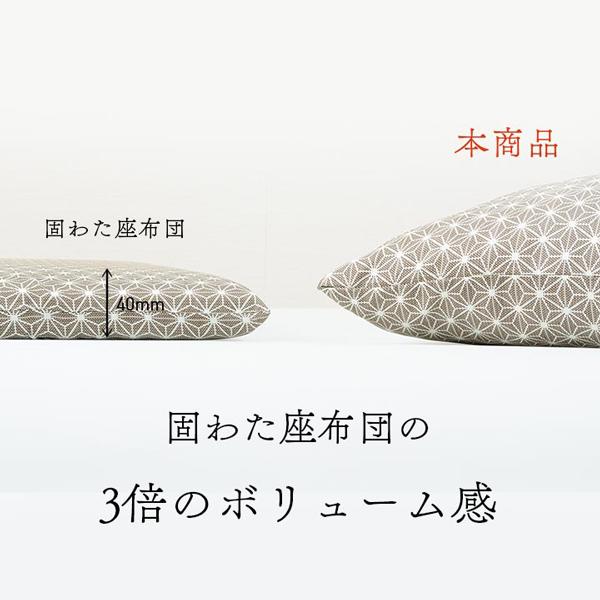 座布団 5個セット 55 59 銘仙判 日本製 おしゃれ 5枚 5点 ざぶとん 和