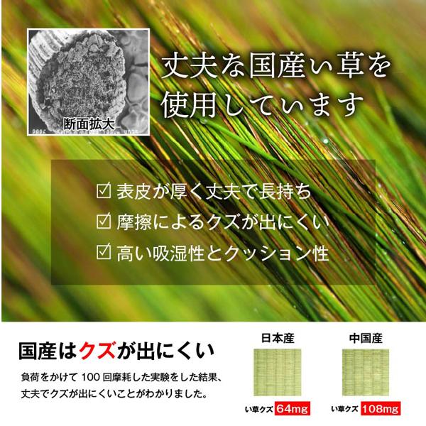 い草 ラグ 6畳 おしゃれ 市松模様 格子柄 国産 九州産 日本製 和風 モダン 夏用ラグ いぐさ 抗菌 防臭 ござ 上敷き  江戸間 6畳 約352×261cm | ブランド登録なし | 05