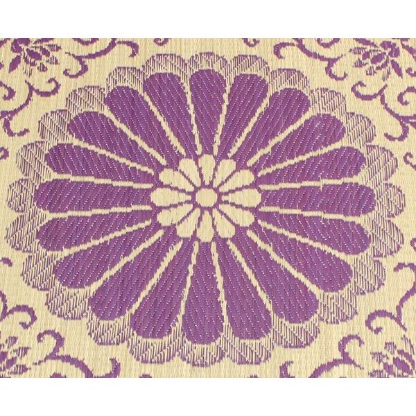 座布団 仏壇 仏前 仏事 御前 座布団 三千院 リバーシブル 約68×70cm リバーシブル いぐさ 法事 お盆 ご仏壇 袋織 ラグジュアリー ふかふか もこもこ | ブランド登録なし | 03