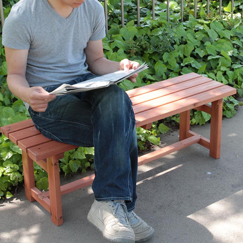 木製ベンチ 120cm ガーデンベンチ ベンチ 椅子 北欧風 チェア 木製 ベンチ 屋外用｜pitadeko｜08