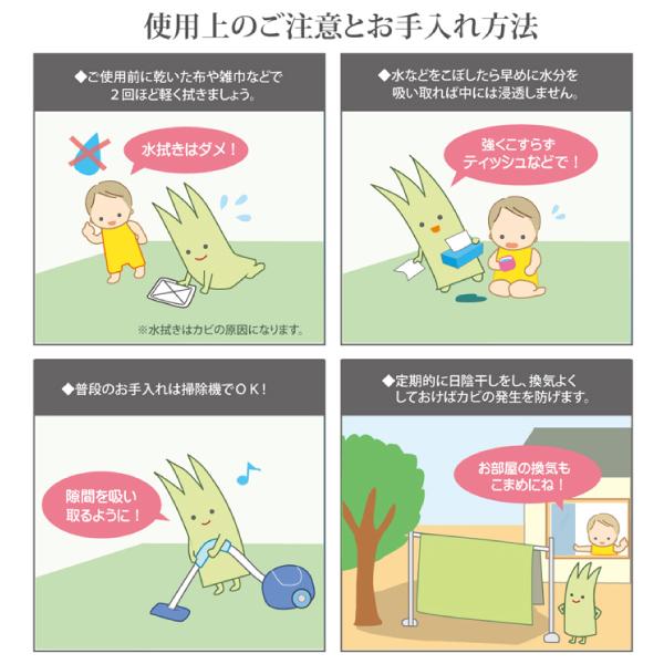い草 上敷き 4.5畳 ラグ カーペット おしゃれ 日本製 国産 ござ いぐさ 敷き 和風 双目織 江戸間 4.5畳 約261×261cm_5