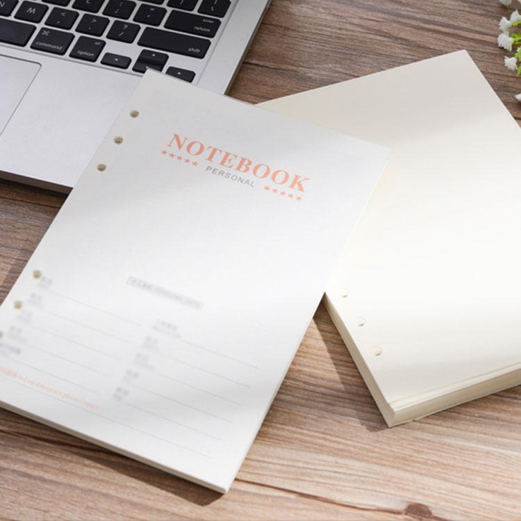 ルーズリーフ 6穴 手帳リフィル A5 A6 システム手帳 ノート メモ帳 スケジュール帳 ビジネス手帳 交換用 80枚入り 送料無料 携帯用 多機能 Dfs471 ピタゴラストア 通販 Yahoo ショッピング