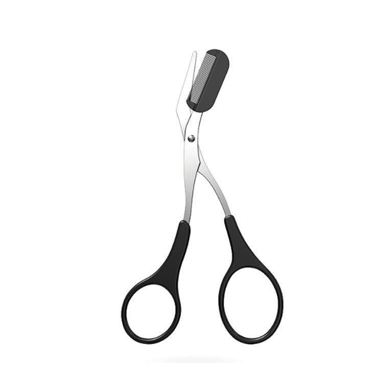 送料無料 眉はさみ くし付 眉毛カットはさみ アイブローカット 櫛付き コーム付き 長さ 眉毛 簡単 まゆげ ハサミ 眉カット メイク はさみ 特価 美容