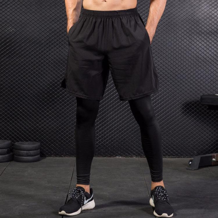 送料無料 スポーツレギンス スポーツスパッツ メンズ レイヤードレギンス ハーフパンツ付きレギンス ハーフパンツ スパッツ レギンス ランニングタイツ Lan761 ピタゴラストア 通販 Yahoo ショッピング