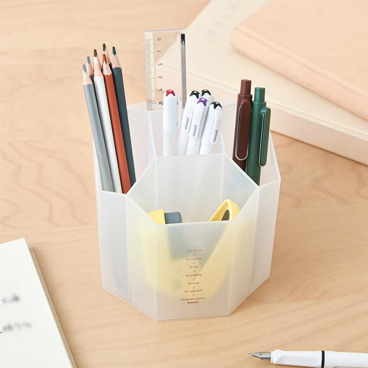 ペンスタンド メイルオーダー ペン立て ペンホルダー 360度回転可能 収納ケース 小物収納 文具収納 大容量 おしゃれ オフィス用品 収納ボックス 卓上収納 多機能