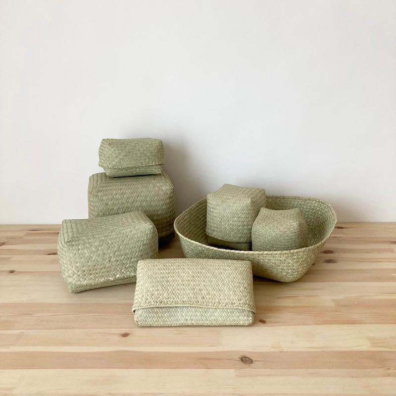 収納 かご ボックス バスケット 小物入 水草フルナ 正方形 中 収納 かご ボックス バスケット 小物入 水草フルナ 正方形 中