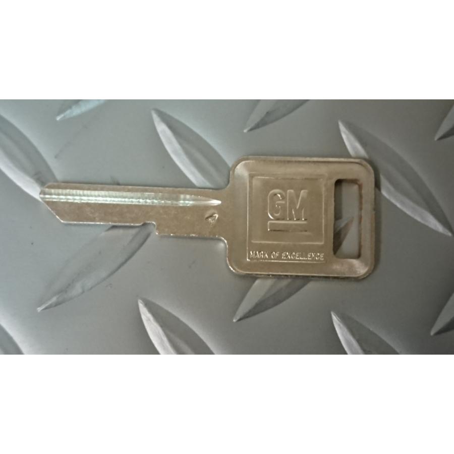 シボレー ゴールドメッキ ブランクキー nos og ゴールドインパラ