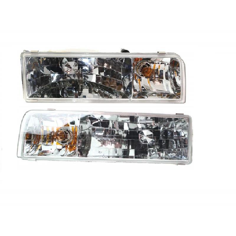 ヘッドライト左右 社外新品☆95-97リンカーン タウンカー : ピット