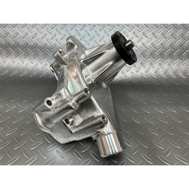車 新品 SBC ロングウォーターポンプ クローム ハイボリューム
