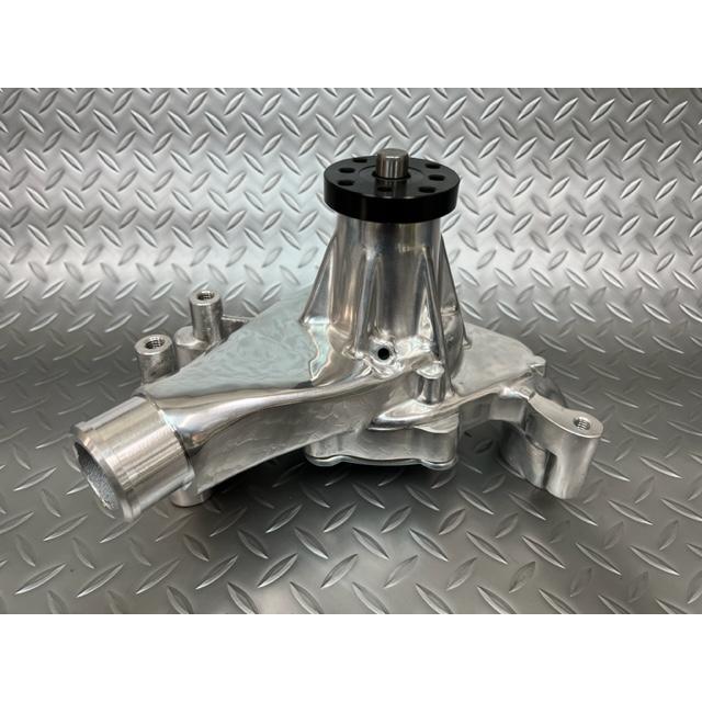 車 新品 SBC ロングウォーターポンプ クローム ハイボリューム