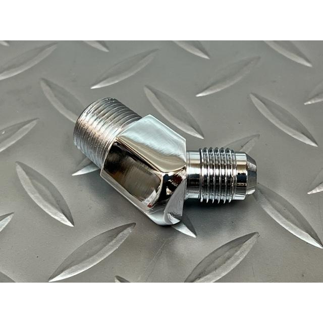 6-3/8 45°フィッティング クロームメッキ☆ ハイドロ ローライダー