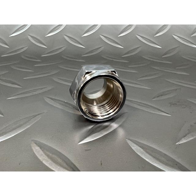 6 チューブナットクローム 9.5mm フレアパイプ用16個 ハイドロ 