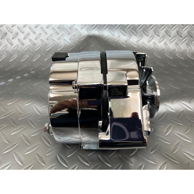 powermaster社オルタネータークローム170Aシボレーインパラハイドロ 新品 クローム140AMP オルタネーター☆ シボレー GM インパラ ベルエア